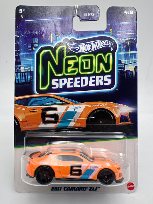 2026 Hot Wheels Neon Speeders #4 2017 Camaro ZL1 Orange 160L