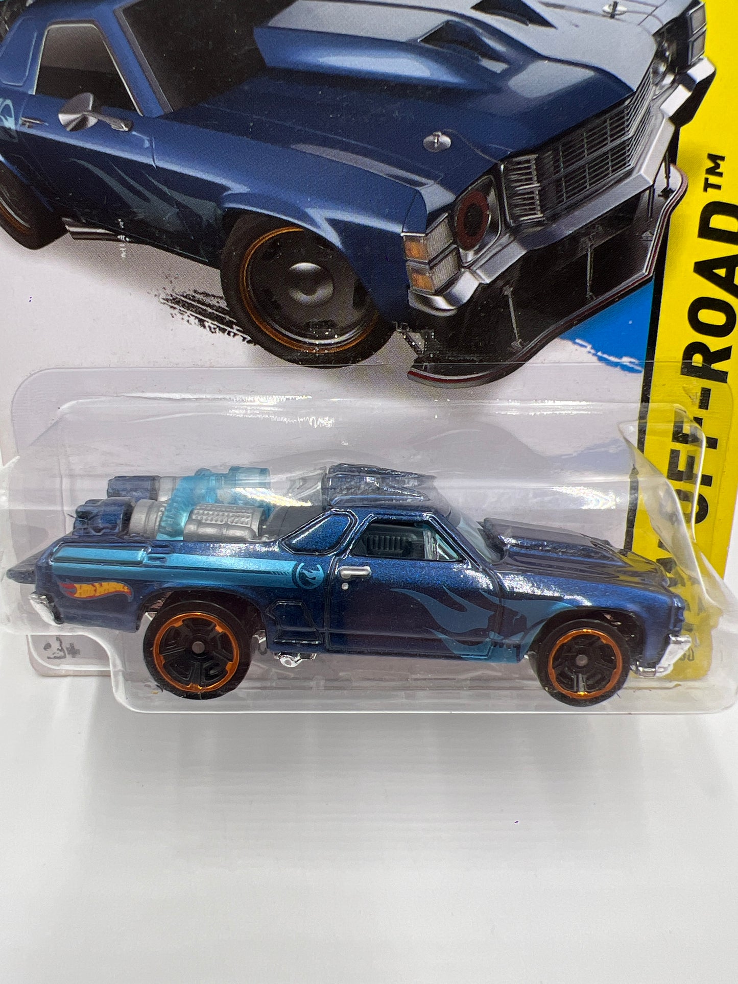 2014 Hot Wheels Treasure Hunt #116 Custom 71 El Camino Blue