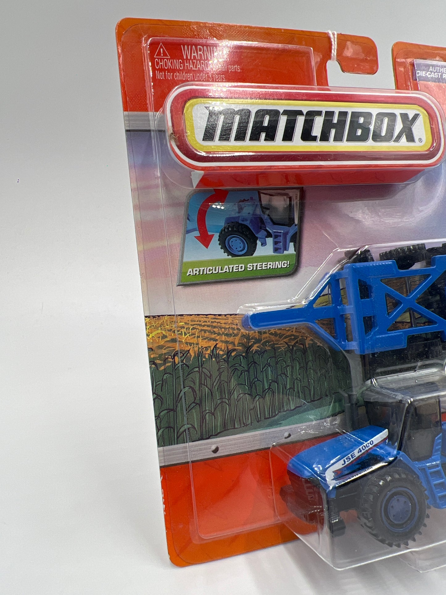 Matchbox Real Working Rigs Mega Tractor Blue (SR)