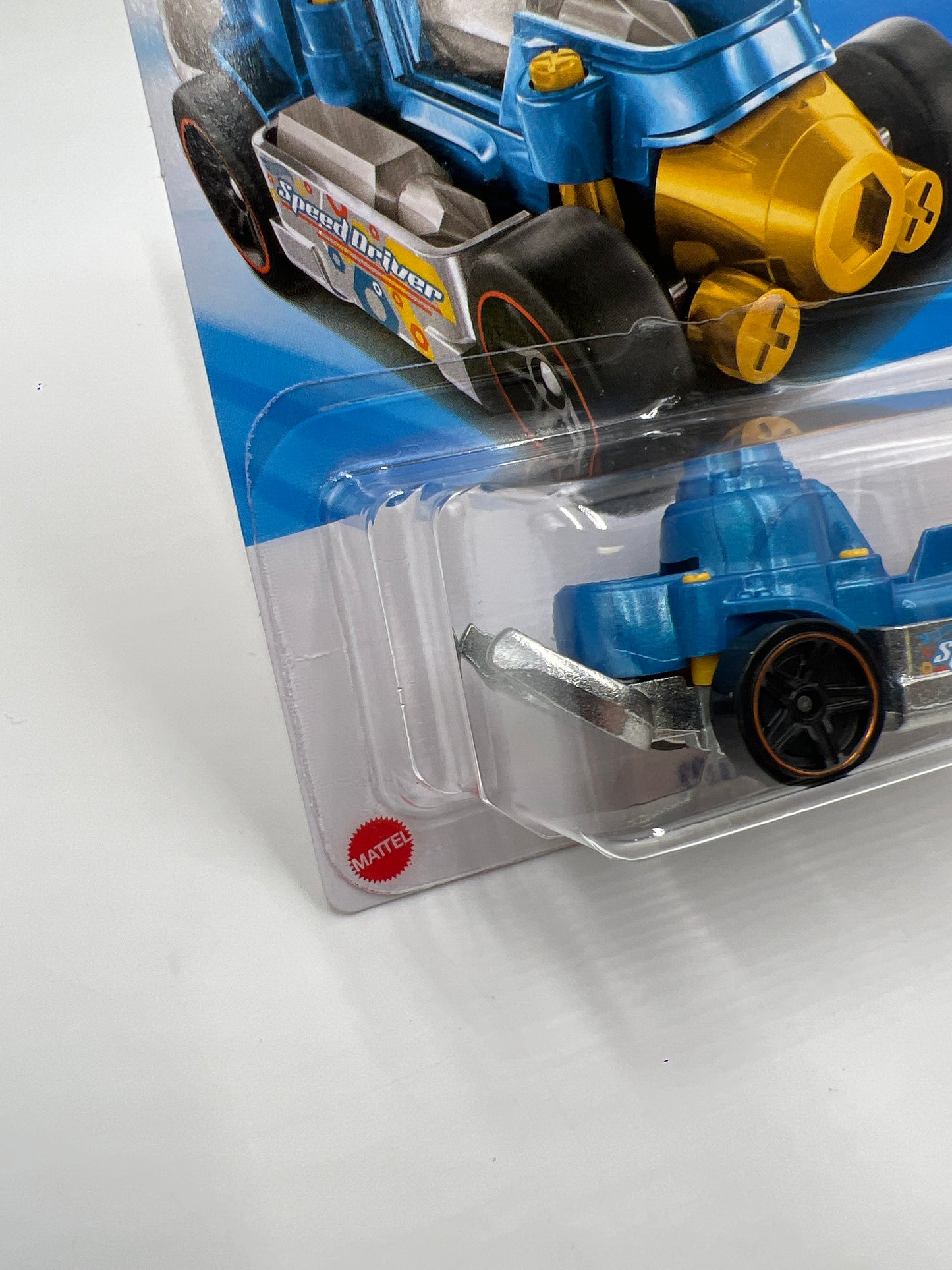 2025 Hot Wheels L Case Experimotors #206 Speed Driver Blue 116F