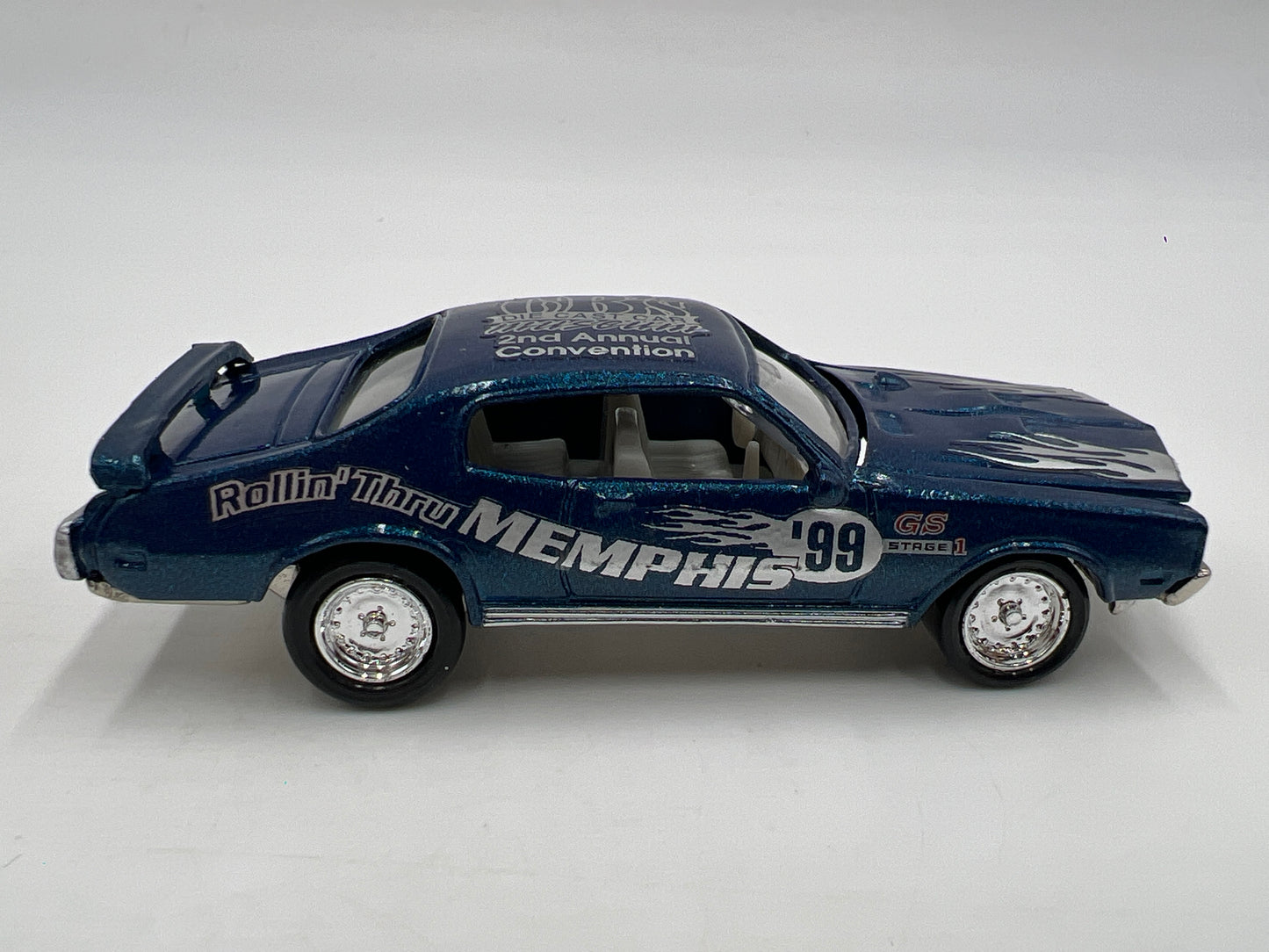 Johnny Lightning 1/64 CBs Diecast Museum 2nd Annual Convention 1/575 1970 Buick GSX Blue Loose
