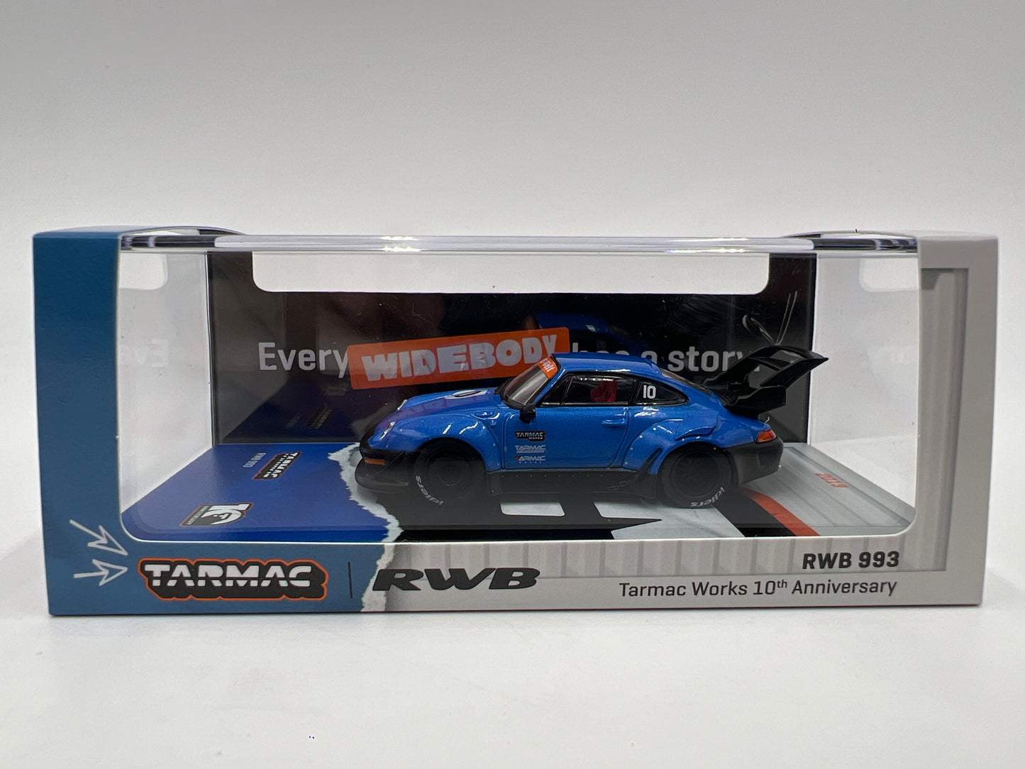 Tarmac Works 10th Anniversary Porsche RWB 993 Blue/Black
