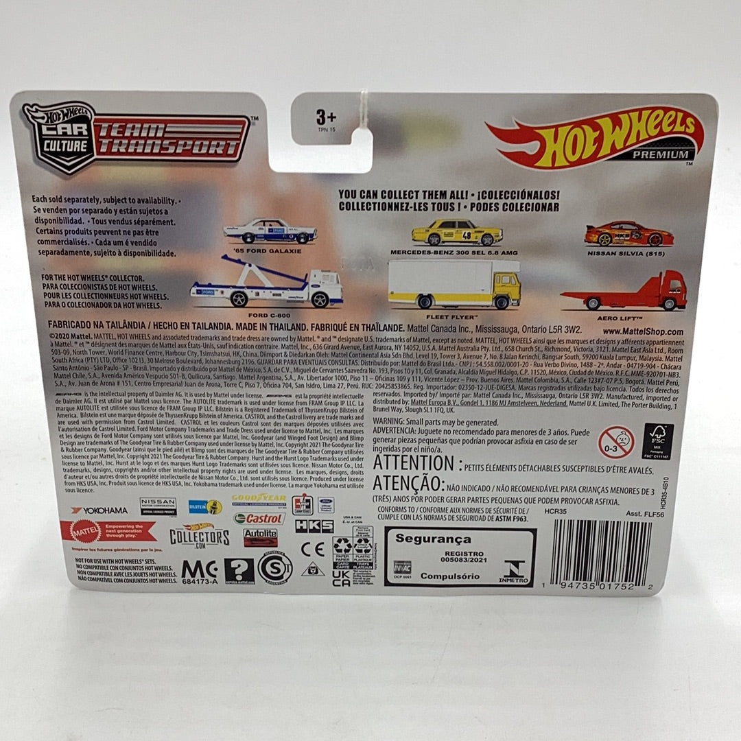 2021 HOT WHEELS CAR CULTURE  TEAM TRANSPORT Nissan Silva s15 aero lift #40 282E