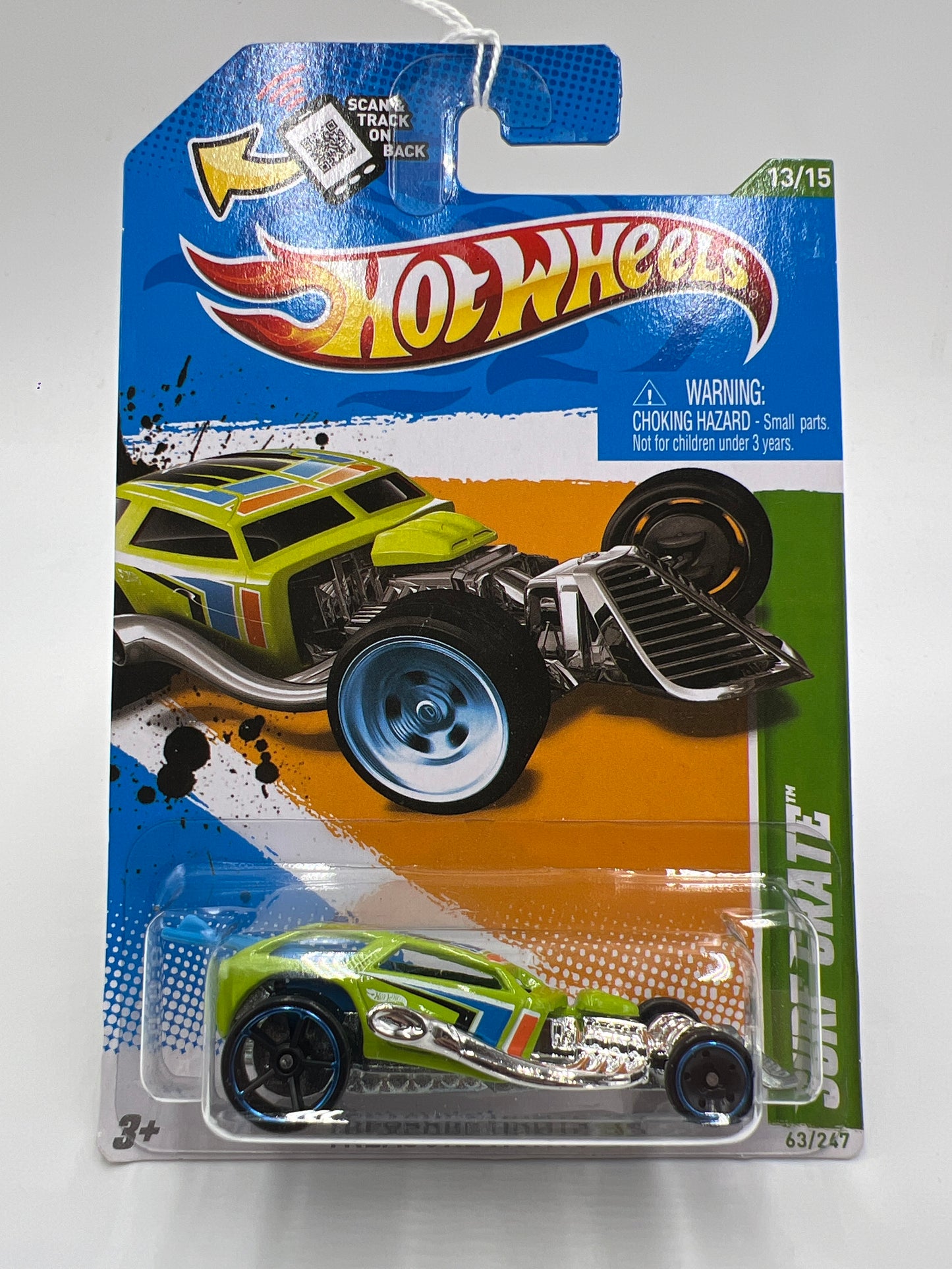 2012 Hot Wheels Treasure Hunt #63 Surf Crate Green 277B