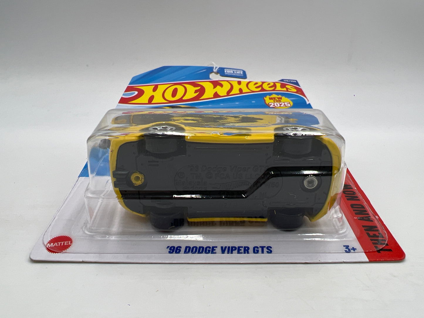 2025 Hot Wheels P Case Then And Now #176 96 Dodge Viper GTS Yellow 53D
