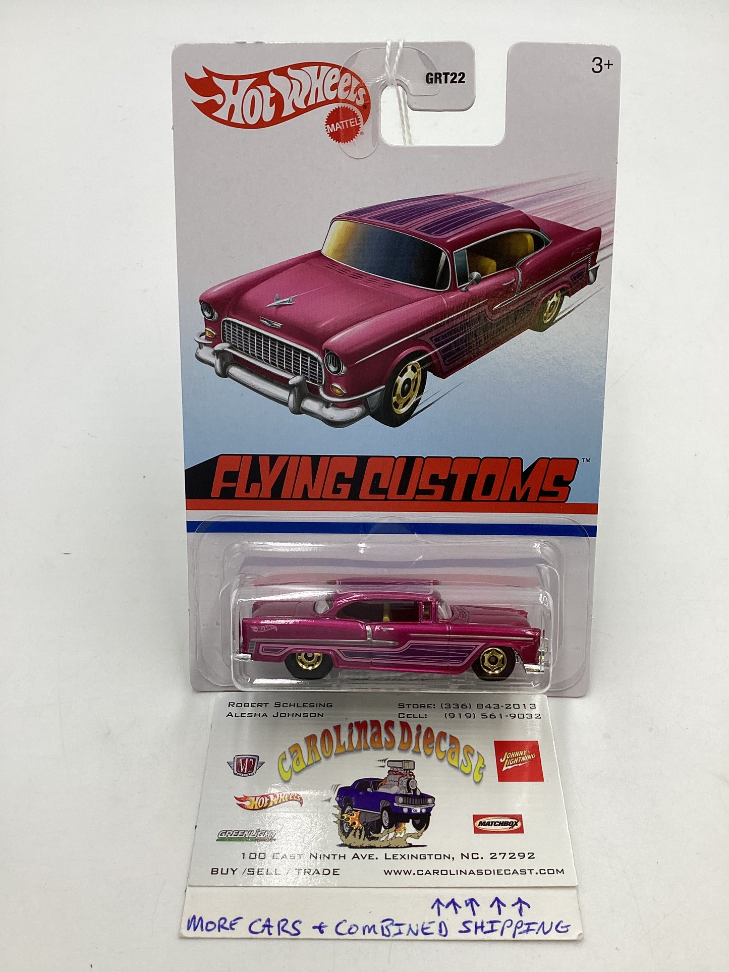 Hot wheels 2021 Flying Customs 55 Chevy 157A