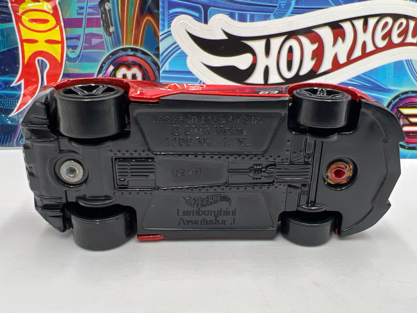 2025 Hot Wheels Mystery Models Series 3 #1 CHASE Lamborghini Aventador J Red