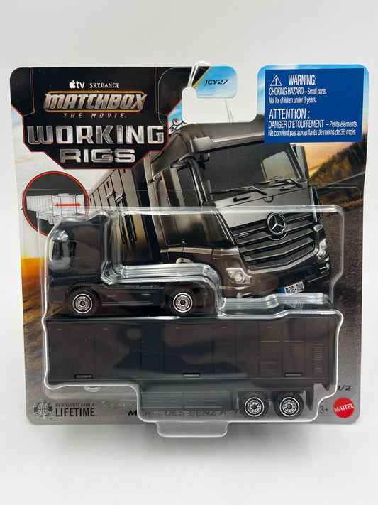 2026 Matchbox The Movie Working Rigs #1 Mercedes-Benz Actros Black