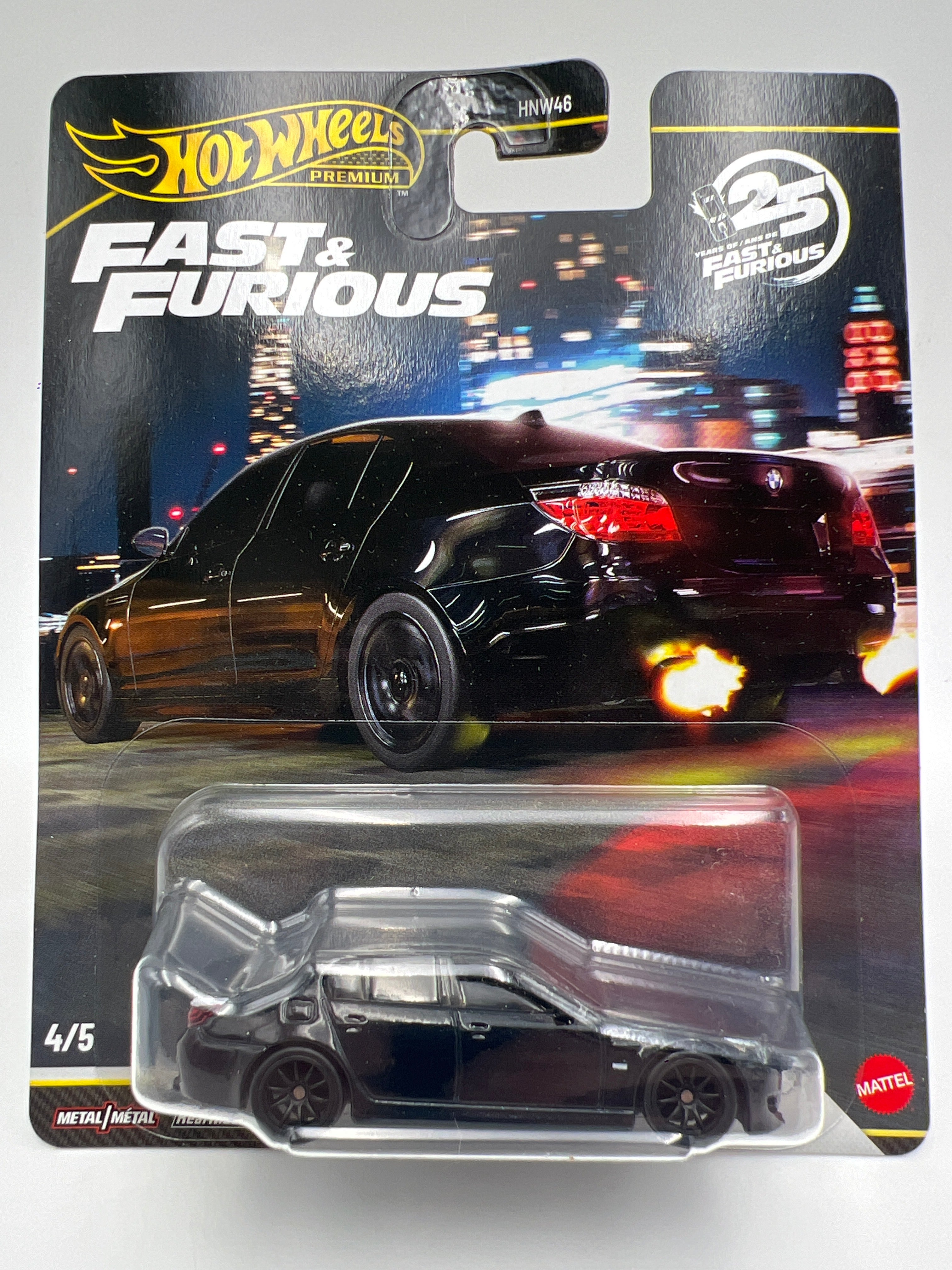 2026 Hot Wheels Premium Fast & Furious #4 2010 BMW M5 Black 248C