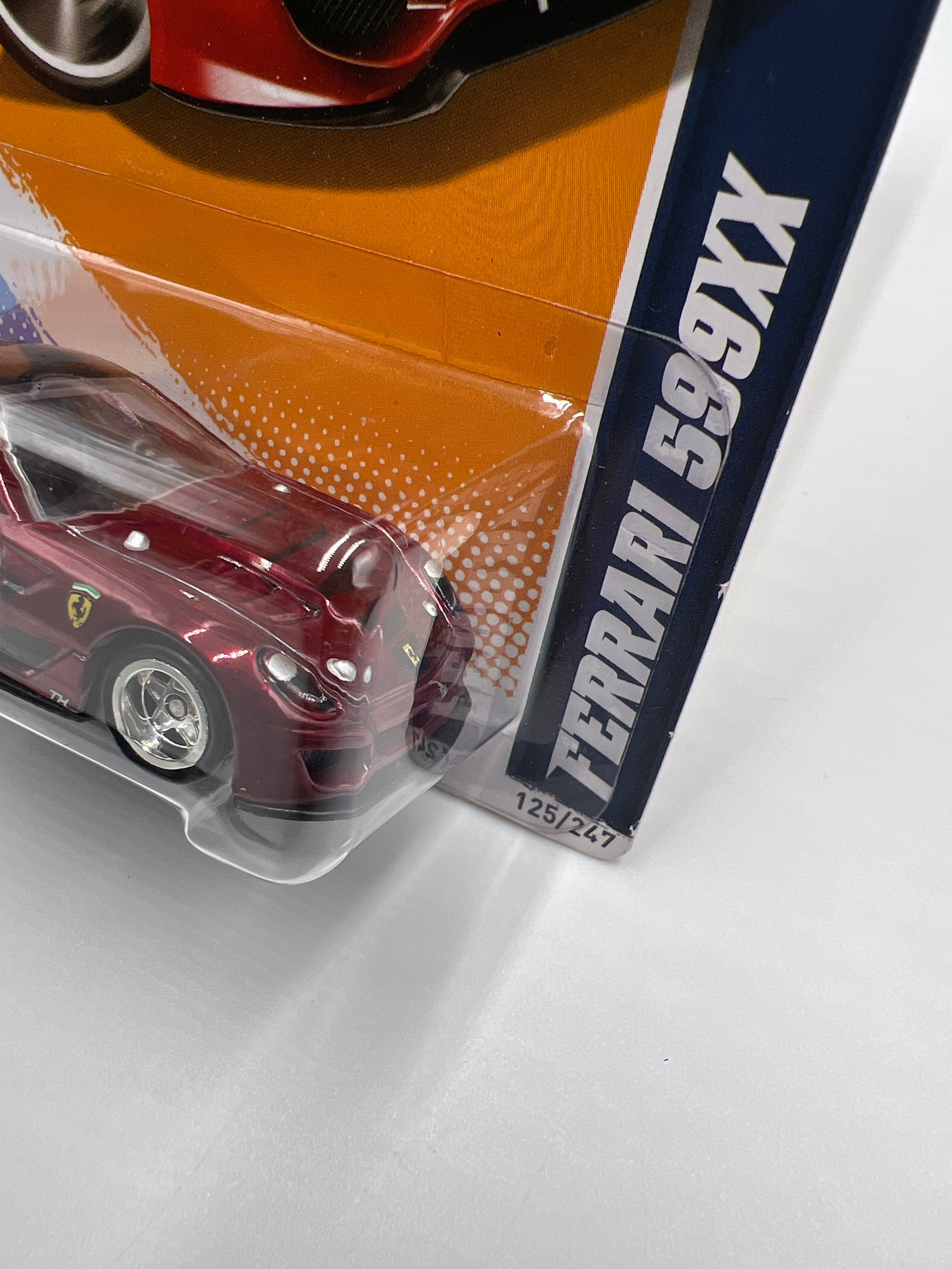 2012 Hot Wheels Super Treasure Hunt #125 Ferrari 599XX Red W