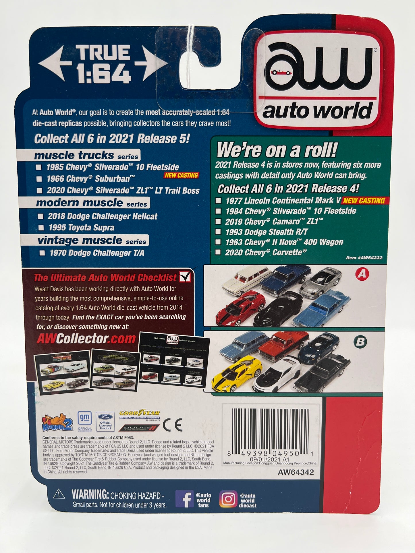 Auto World Muscle Trucks Release 5 Version B 2020 Chevy Silverado ZL1 LT Trail Boss Black