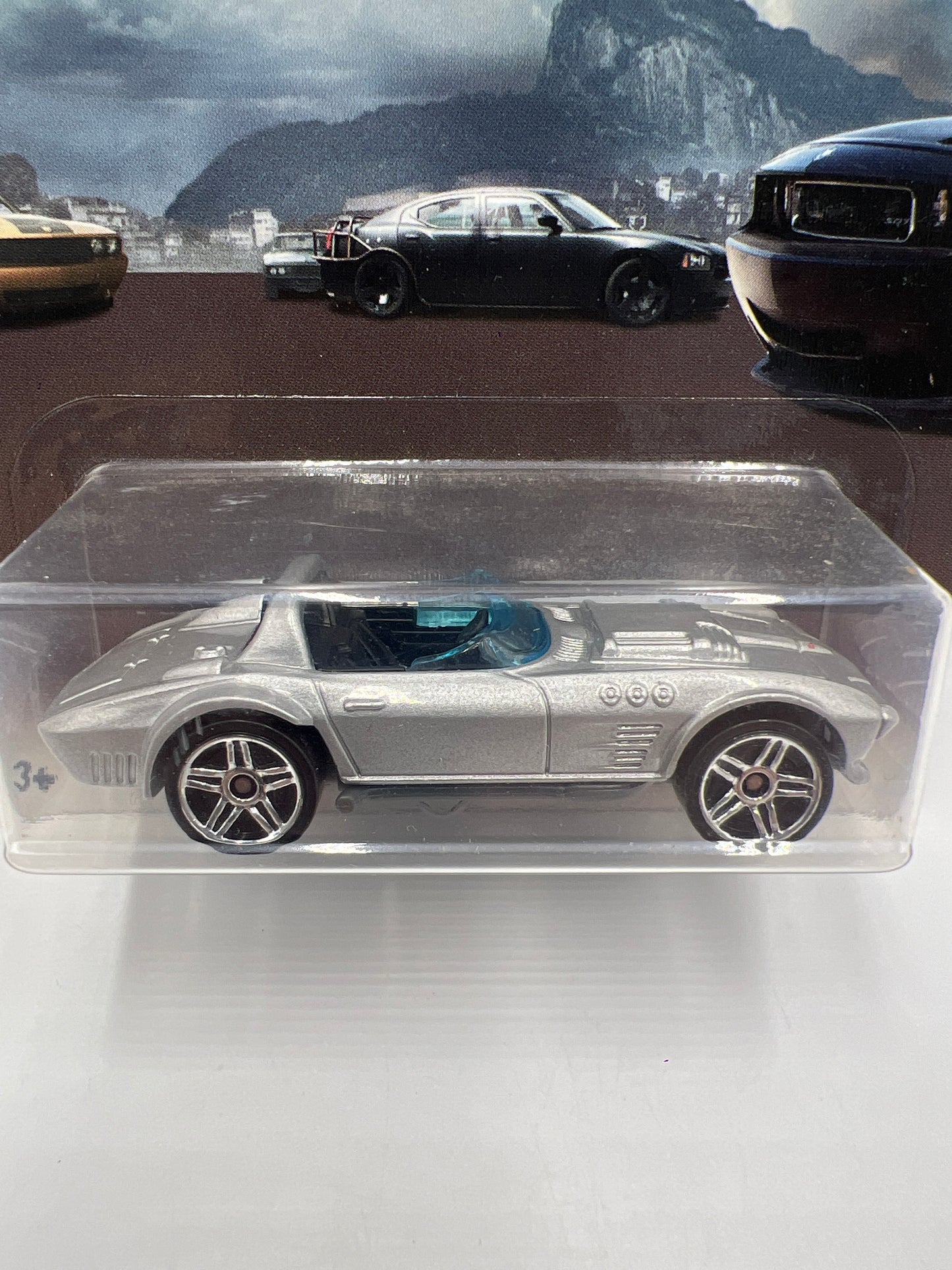 Hot Wheels Fast and Furious Fast Five #5 Corvette Grand Sport Roadster Silver 69i