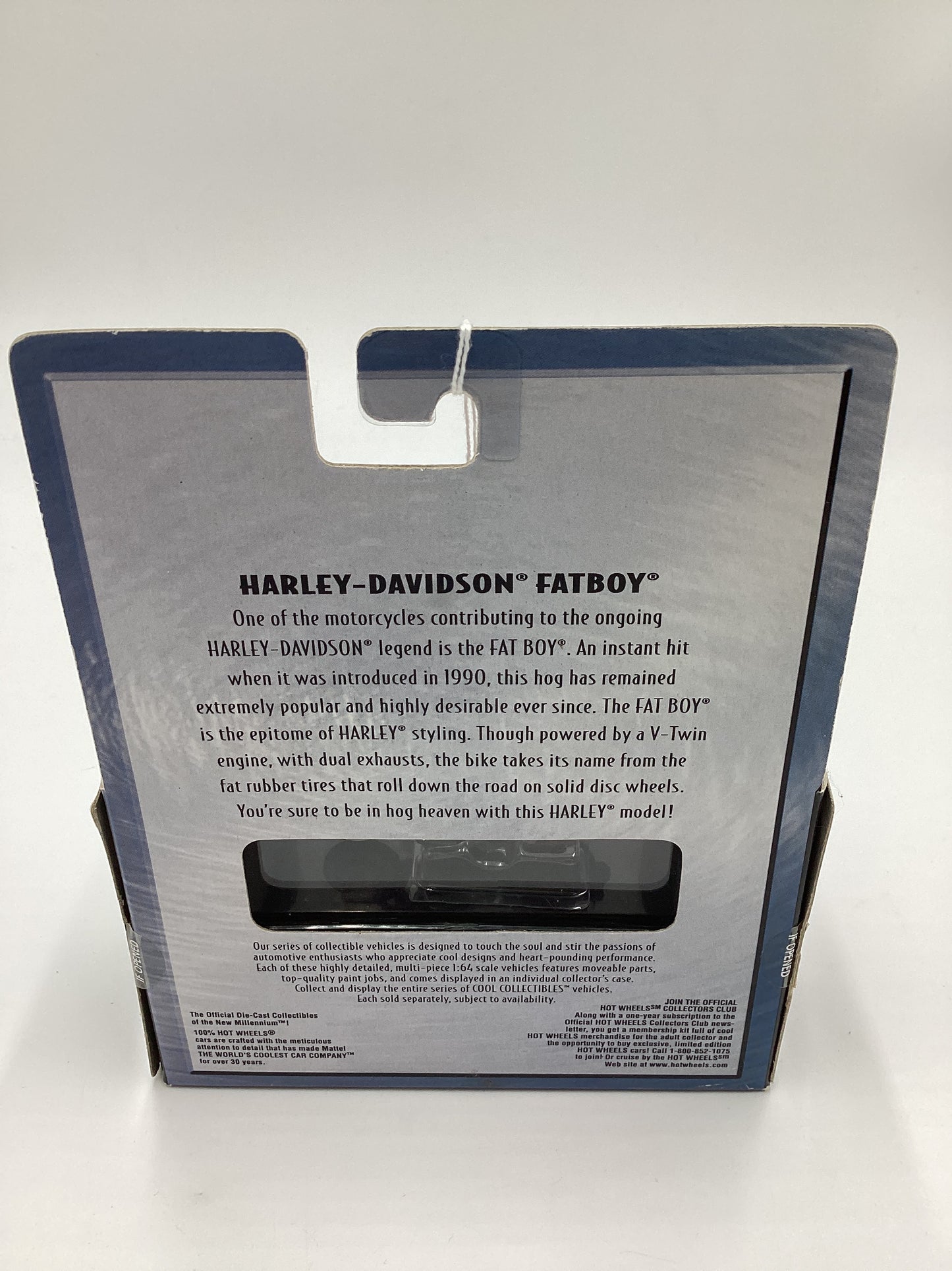 Hot Wheels Black Box 100% Harley-Davidson Fatboy Red #2