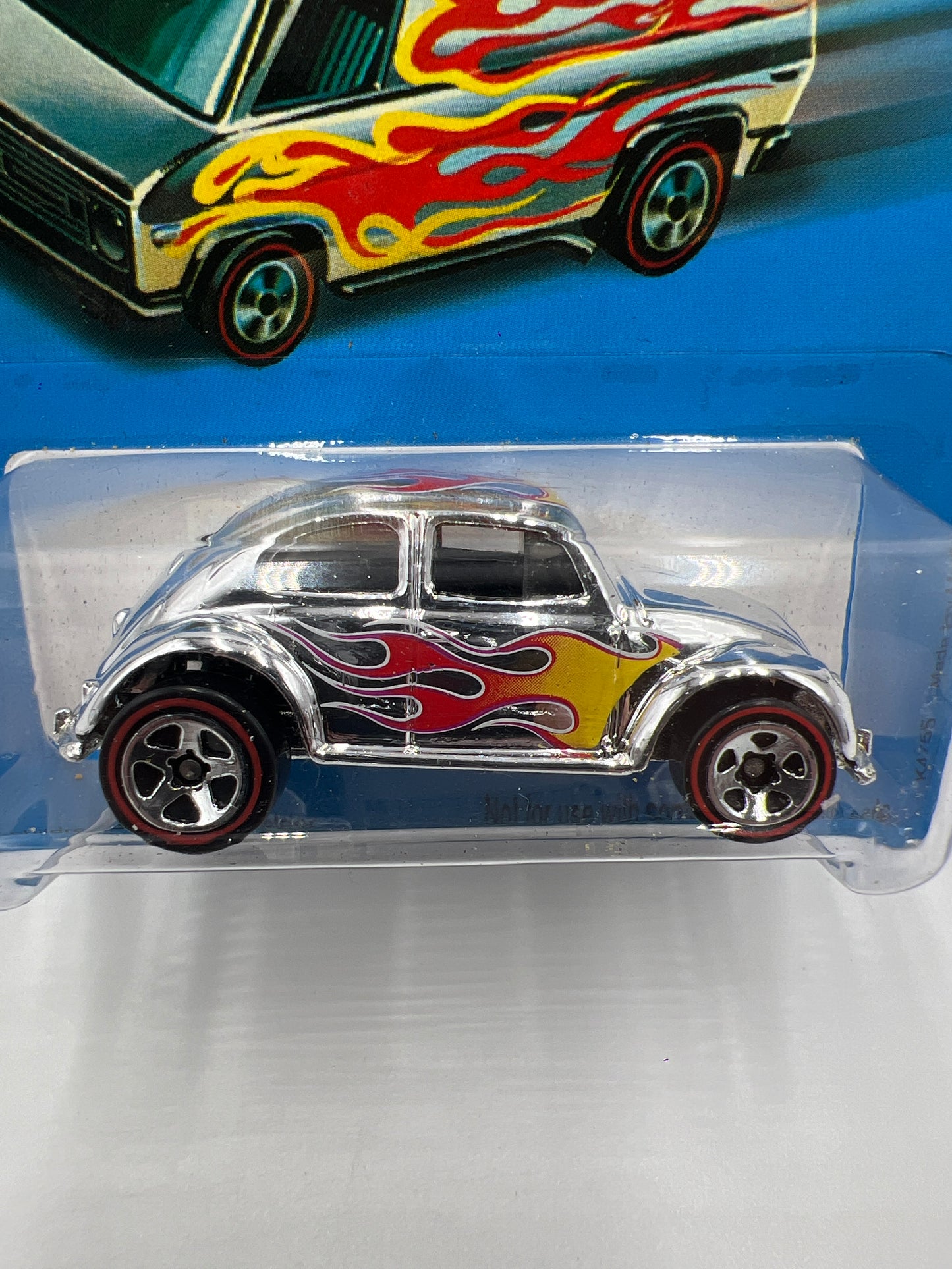 2006 Hot Wheels Super Chromes VW Bug W/Protector