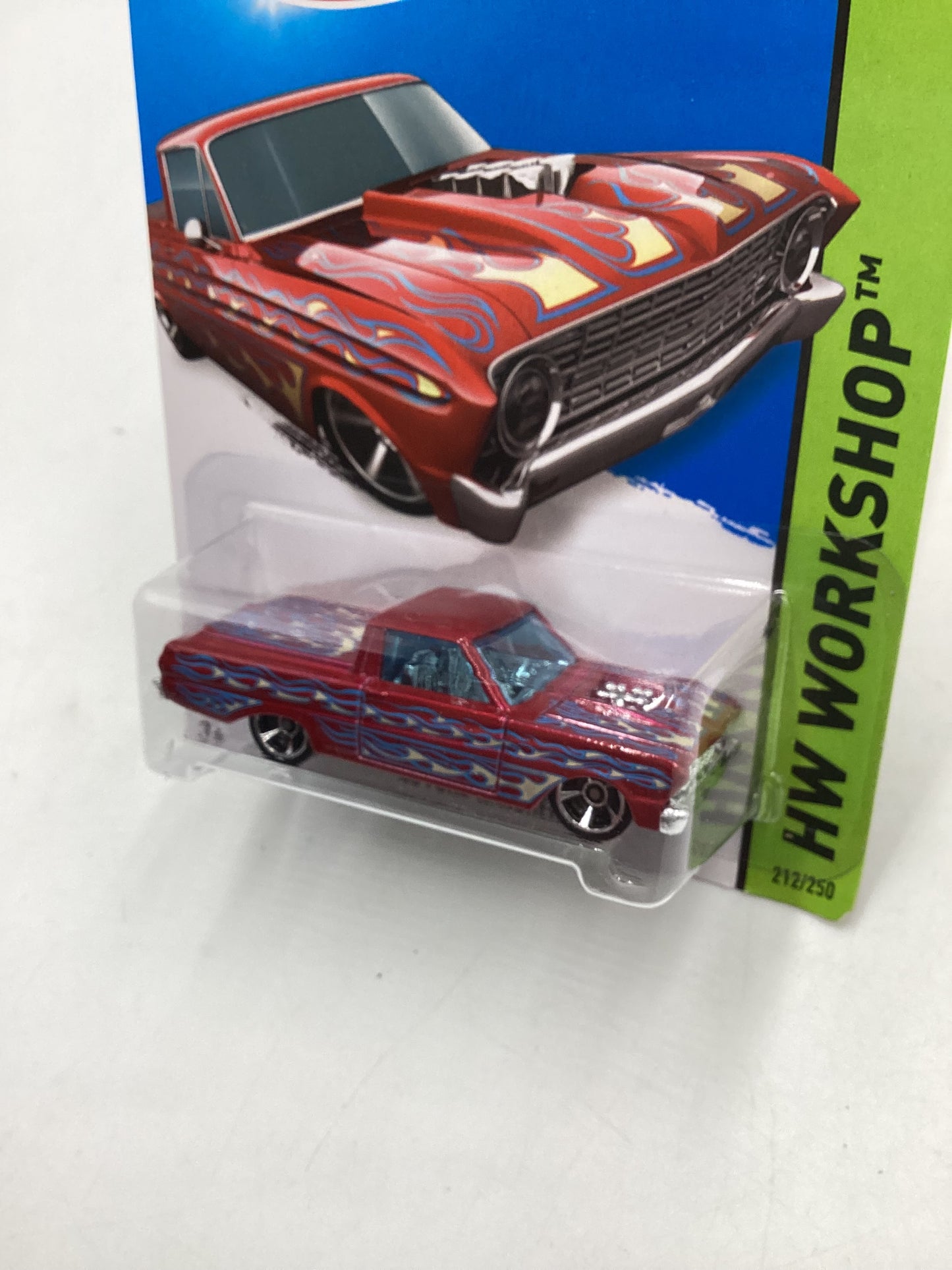 2015 Hot Wheels Workshop #212 65 Ford Ranchero Red 32E