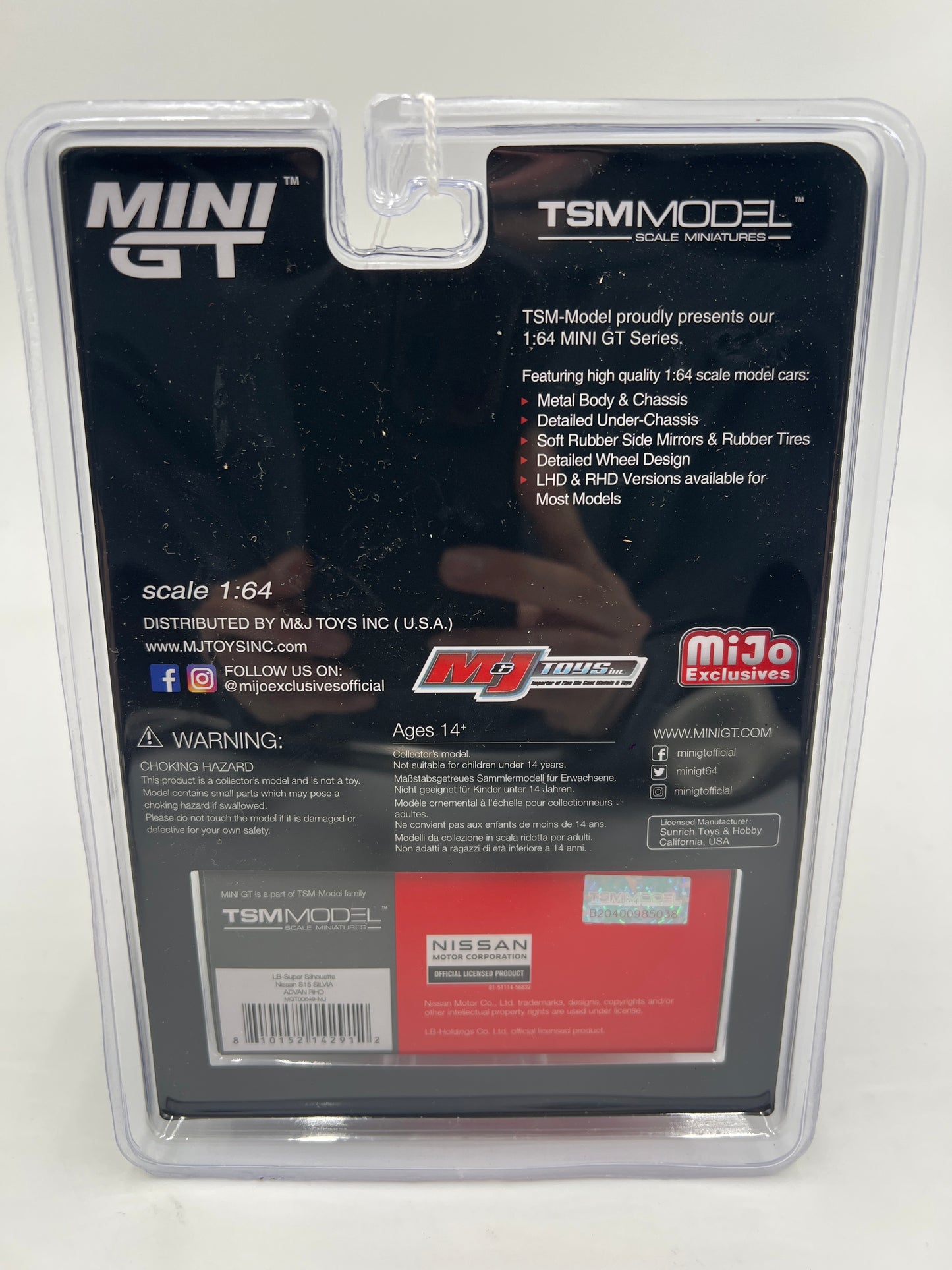 Mini GT Mijo Exclusives #649 LB-Super Silhouette Nissan S15 Silvia Advan