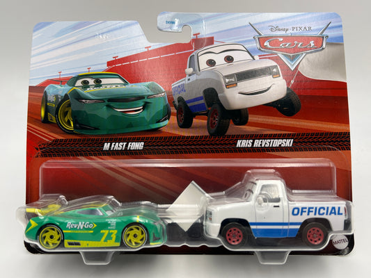 Disney Pixar Cars 2 Pack M Fast Fong & Kris Revstopski