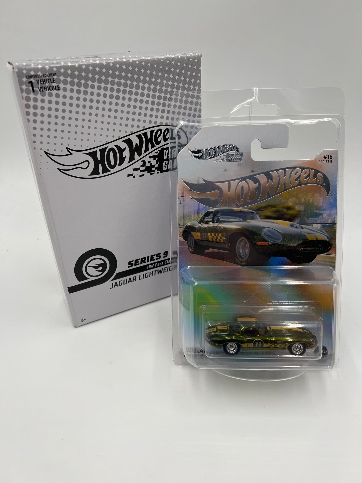 Hot Wheels NFTG Series 9 #16 Jaguar Lightweight E-Type Green