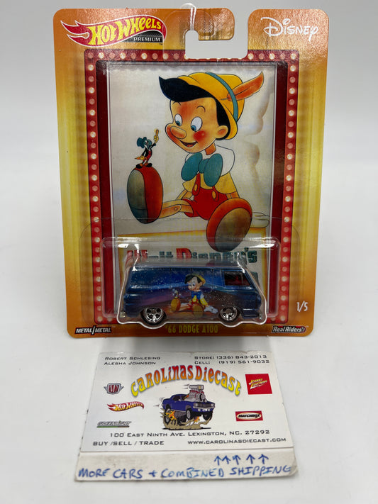 2022 Hot Wheels Pop Culture Disney 66 Dodge A100 #1 Blue 259H