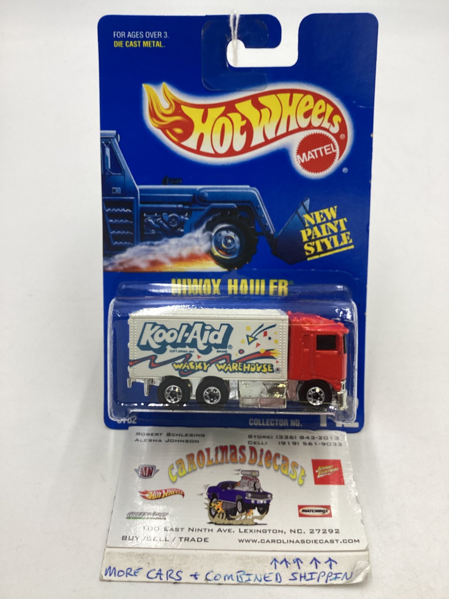 Hot Wheels Blue Card Collector No. 142 Hiway Hauler Kool-Aid BW Wheels