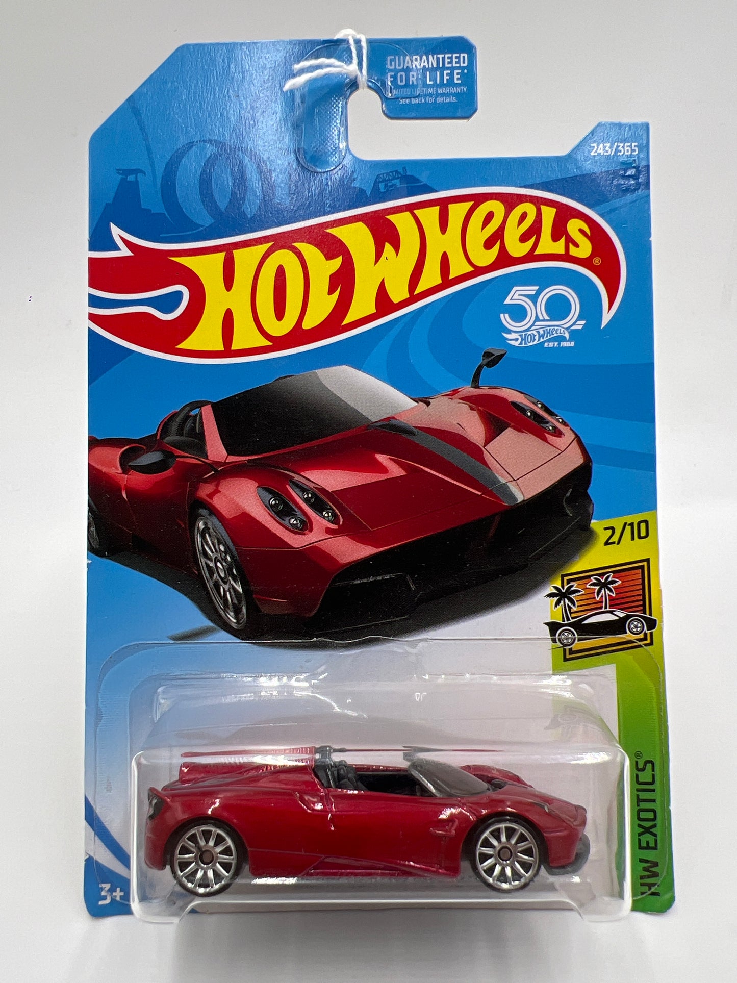 2018 Hot Wheels Exotics #243 17 Pagani Huayra Roadster Red