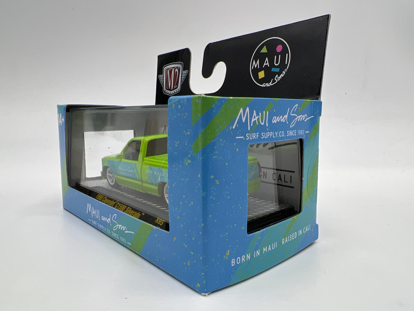 M2 Machines Maui And Sons 1990 Chevrolet C1500 Silverado Green R95