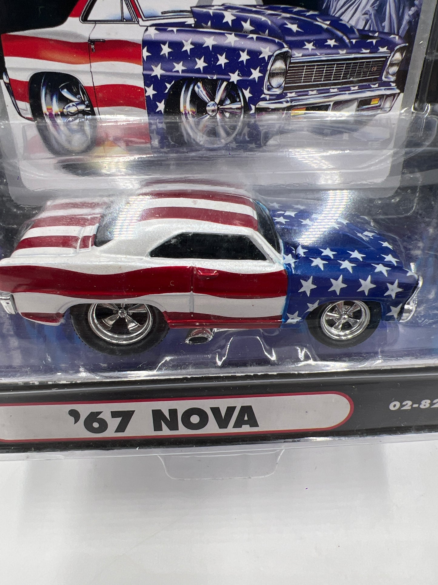 Muscle Machines 67 Nova American Flag 02-82 222C