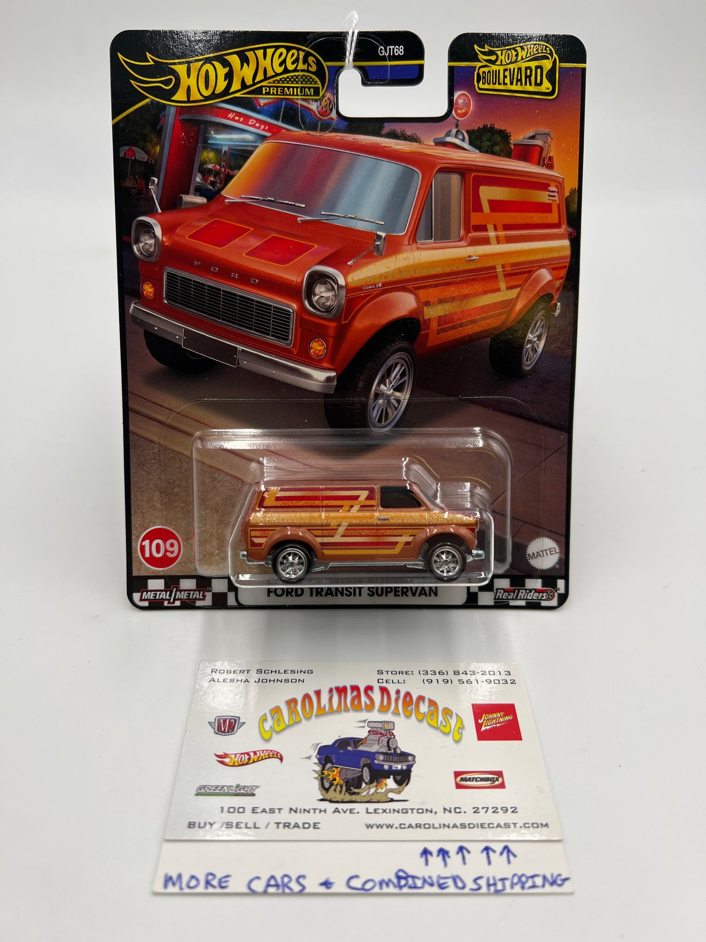2024 Hot Wheels Boulevard #109 Ford Transit Supervan 262F