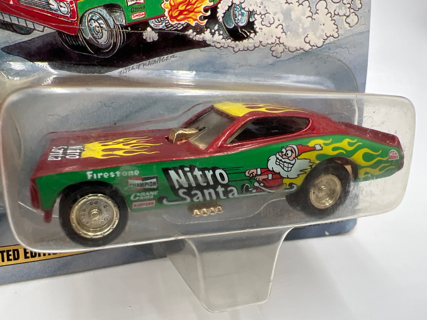 Johnny Lightning Dragsters Holiday 96 #11980 Nitro Santa Red 186C