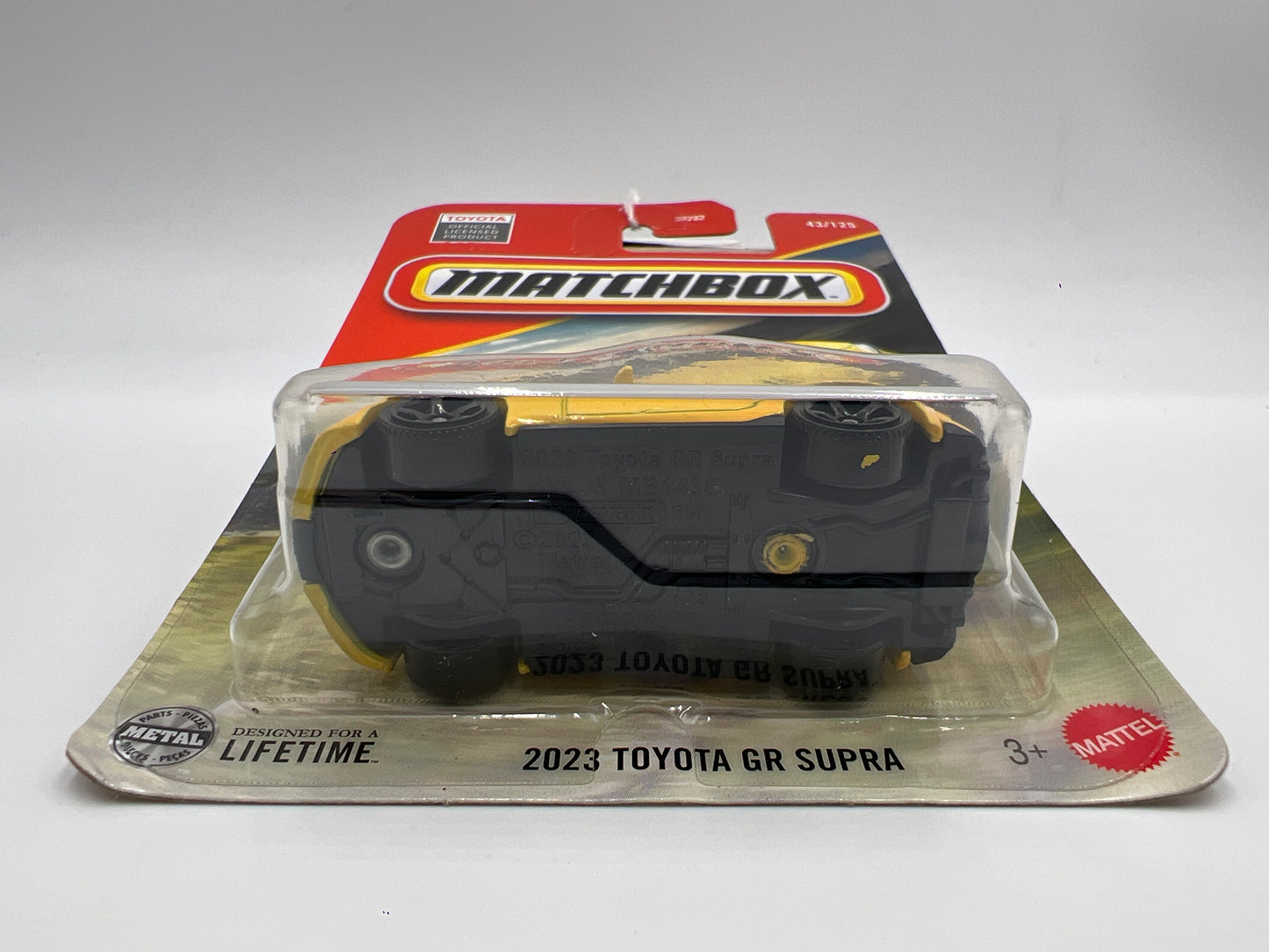 2025 Matchbox #43 2023 Toyota GR Supra Yellow 214i