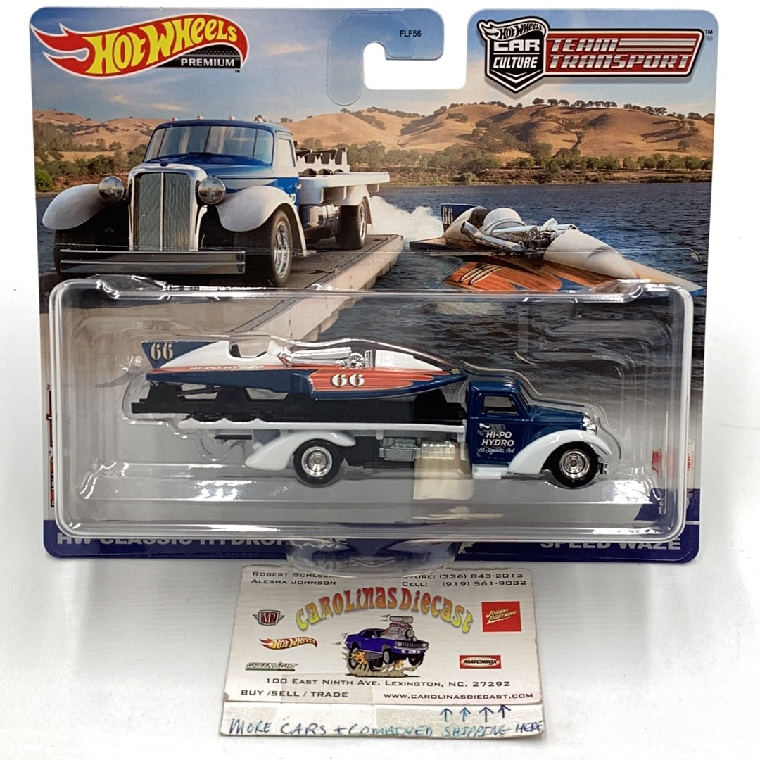 HOT WHEELS 2023 CAR CULTURE TEAM TRANSPORT #49 HW Classic Hydroplane Speed Waze 280i