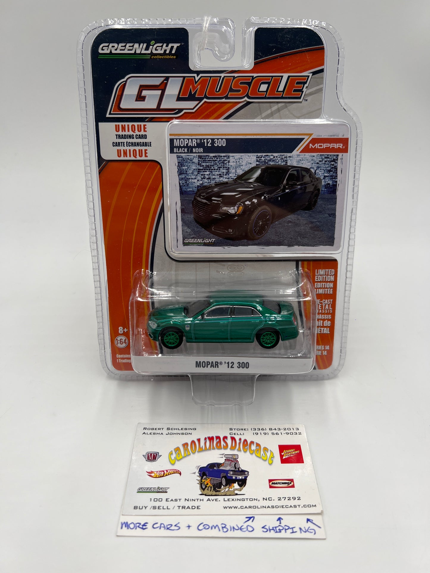 Greenlight GL Muscle Series 14 CHASE Mopar 12 Chrysler 300 Green