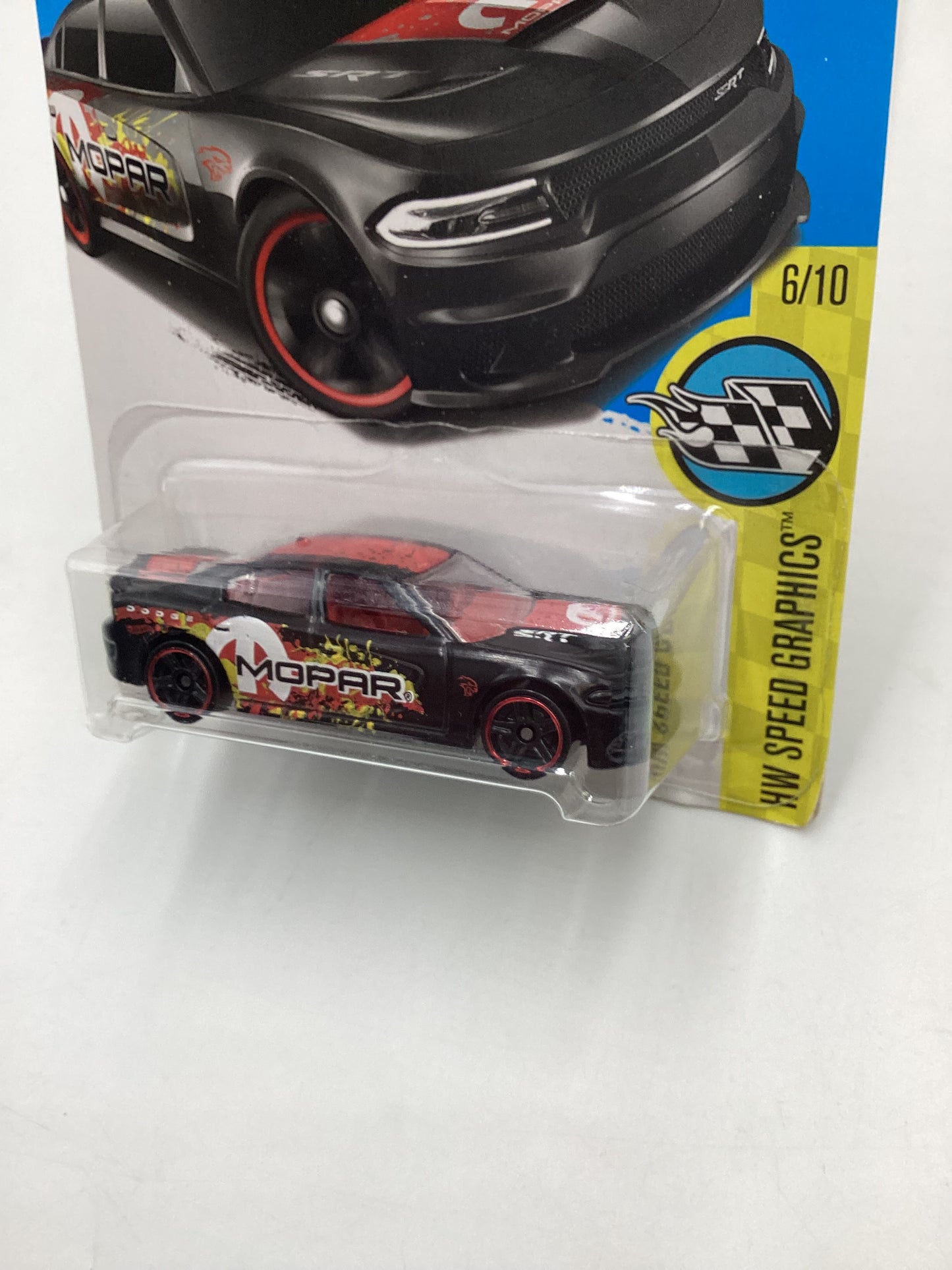 2017 Hot Wheels #106 Speed Graphics 15 Dodge Charger SRT Black 39E