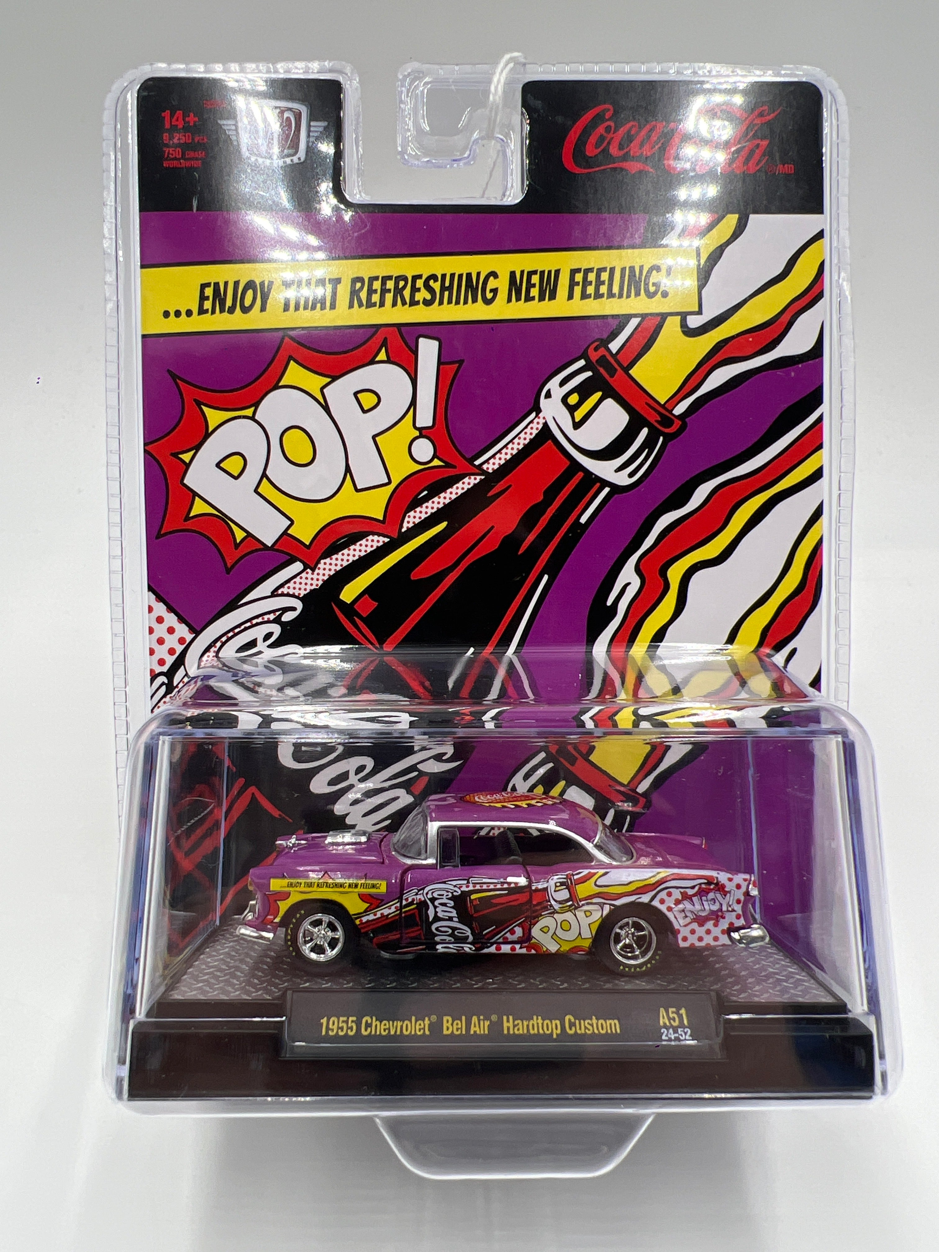 M2 Machines Coca Cola 1955 Chevrolet Bel Air Hardtop Custom A51