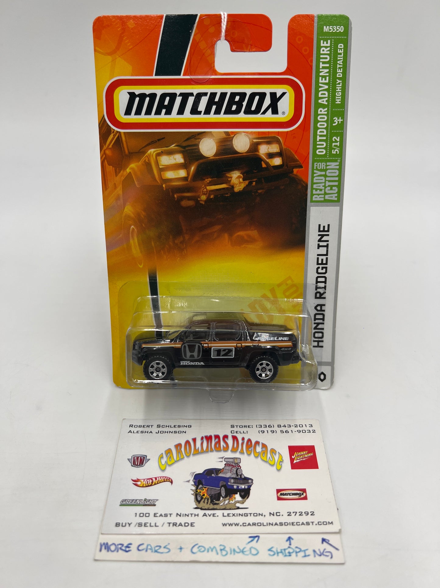 Matchbox Outdoor Adventure #80 Honda Ridgeline Black 210C