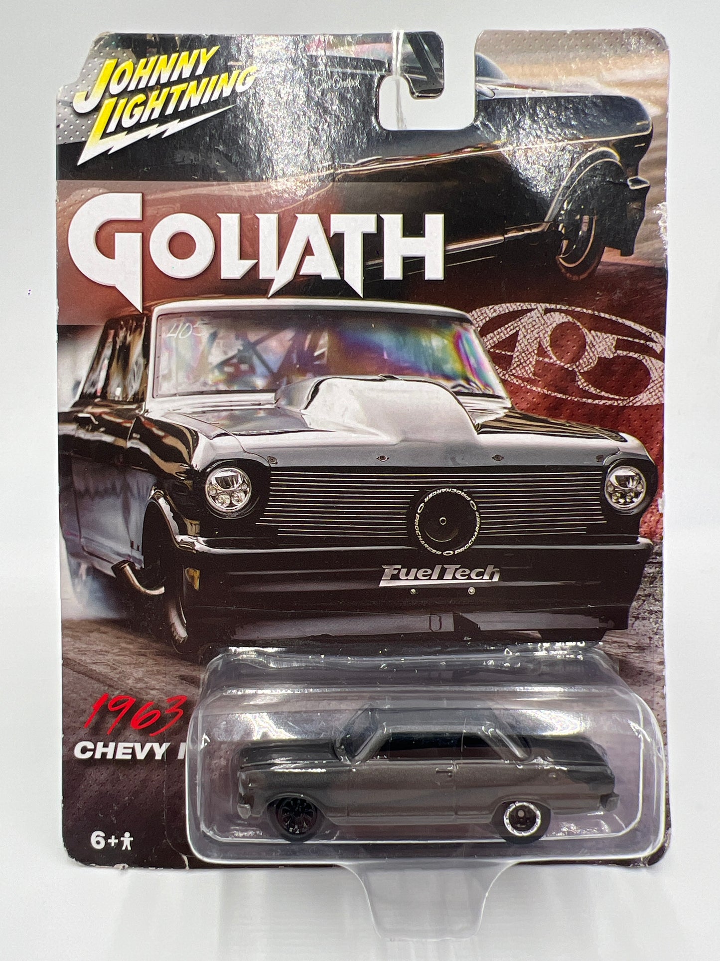 Johnny Lightning Street Outlaws Goliath 1963 Chevy II Bad Card