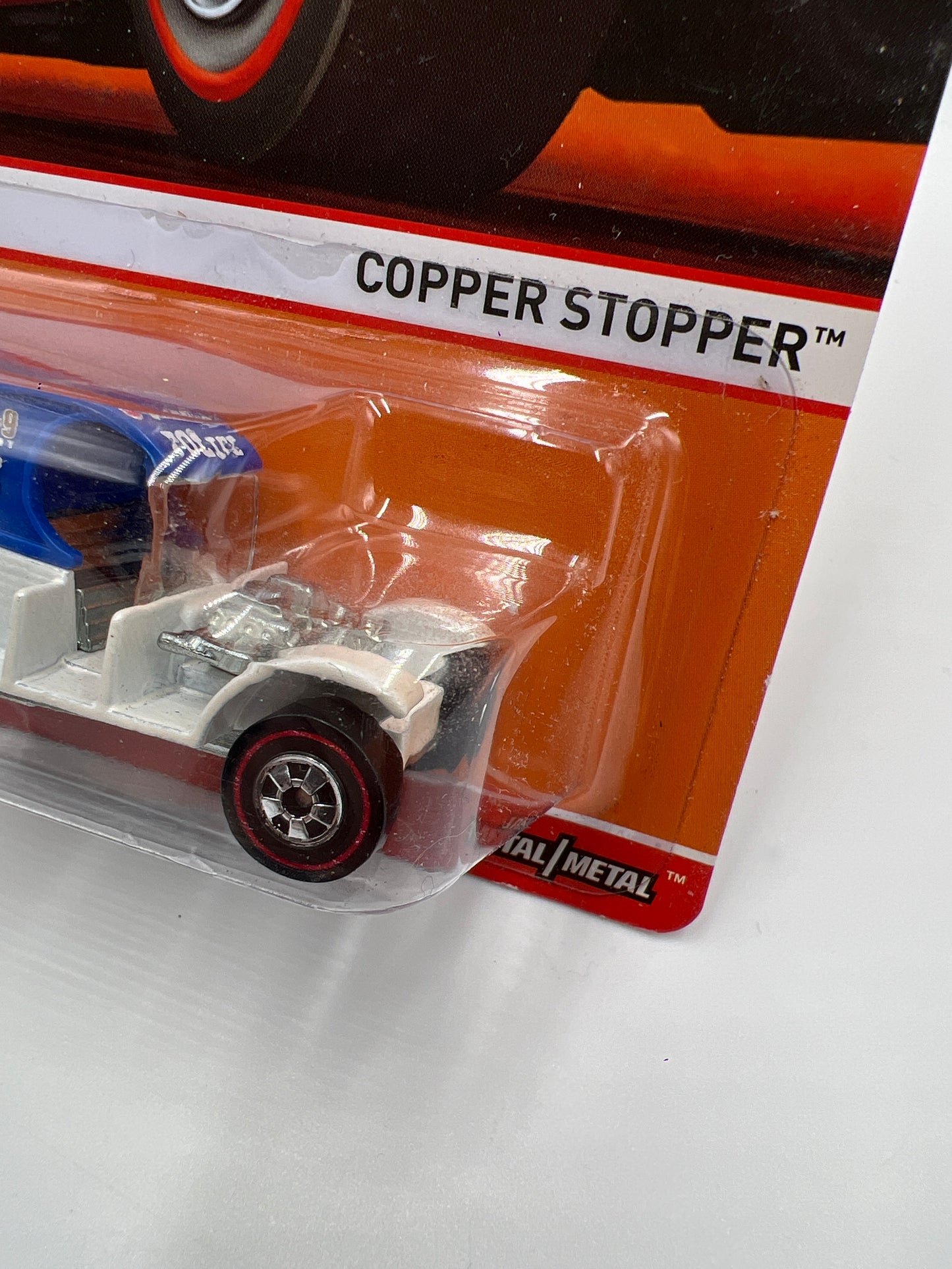 Hot Wheels Heritage Redline #1 Copper Stopper Blue/White 160N
