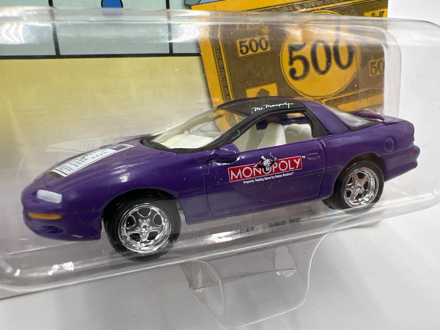 Johnny Lightning Monopoly 1998 Chevy Camaro Purple Card Not Perfect 188E