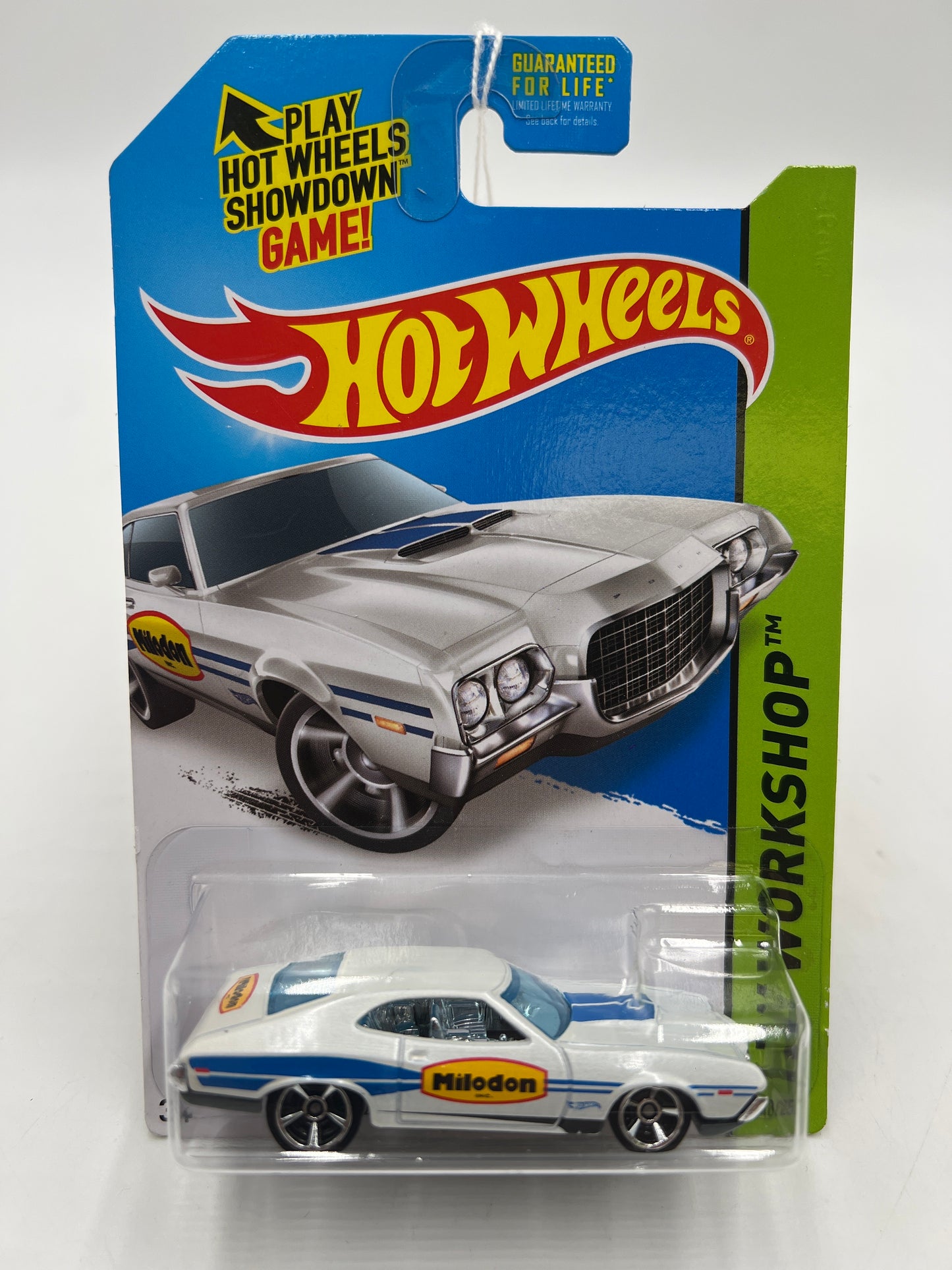 2014 Hot Wheels Workshop #248 72 Ford Gran Torino Sport White 31G