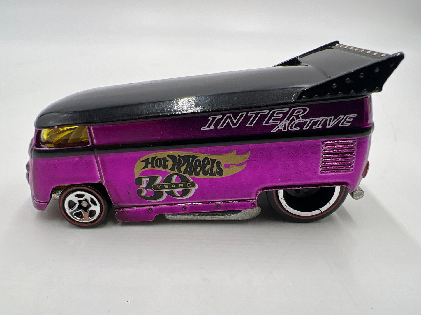 Hot Wheels 30 Years Interactive Volkswagen Drag Bus Purple Loose