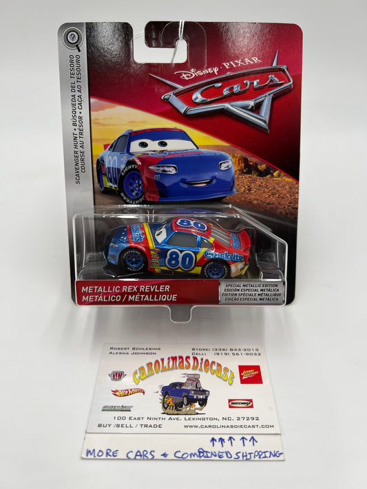 Disney Pixar Cars Scavenger Hunt Chase Metallic Rex Revler #80 140D