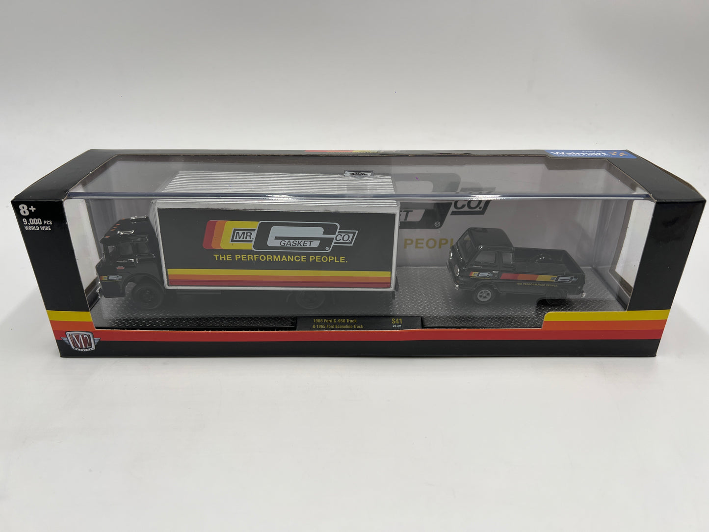 M2 Machines Auto Haulers Walmart Exclusive Mr Gasket 1966 Ford C-950 & 1965 Econoline Truck S41