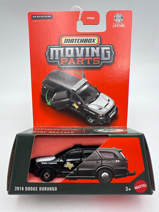 2026 Matchbox Moving Parts #44 2018 Dodge Durango Police 220B