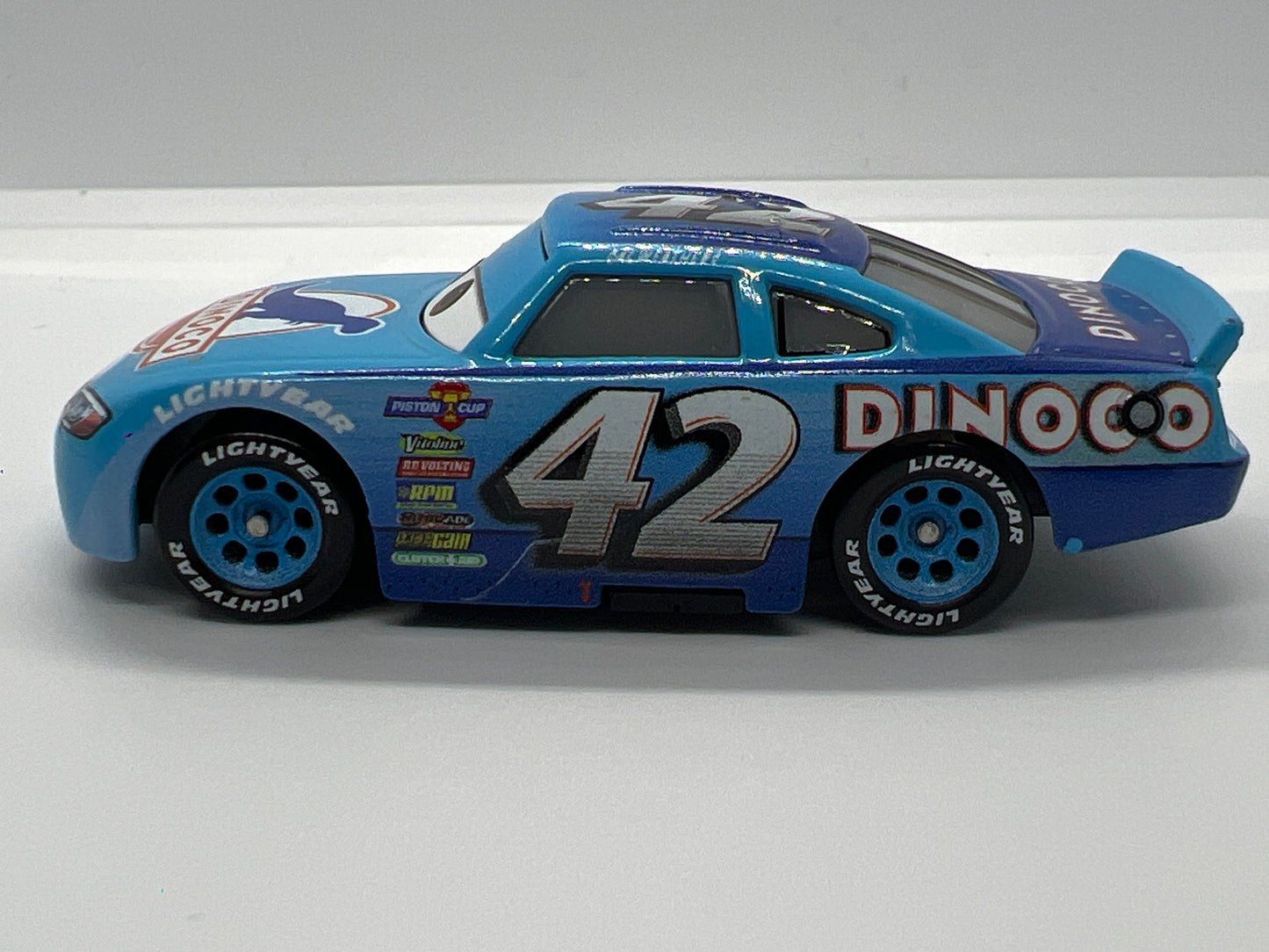 Disney Pixar Cars 3 #42 Cal Weathers Dinoco Blue Loose