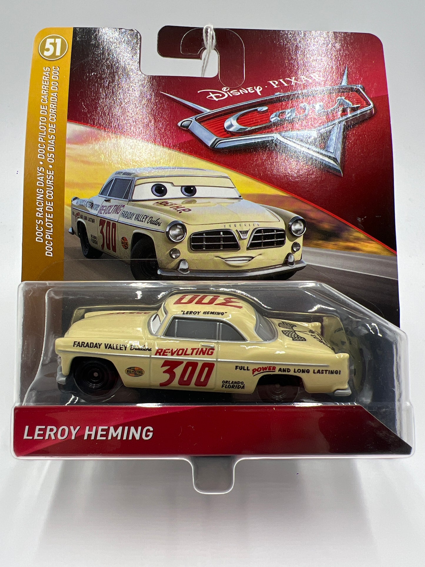 Disney Pixar Cars Docs Racing Days #51 Leroy Heming 142B