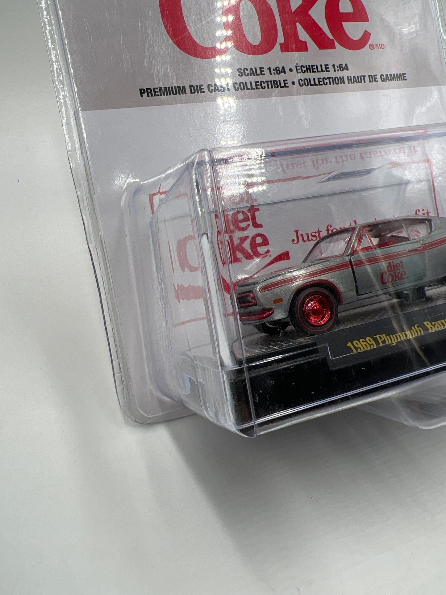 M2 Machines Coca Cola Diet Coke RAW CHASE 1/250 1969 Plymouth Barracuda A05 VHTF