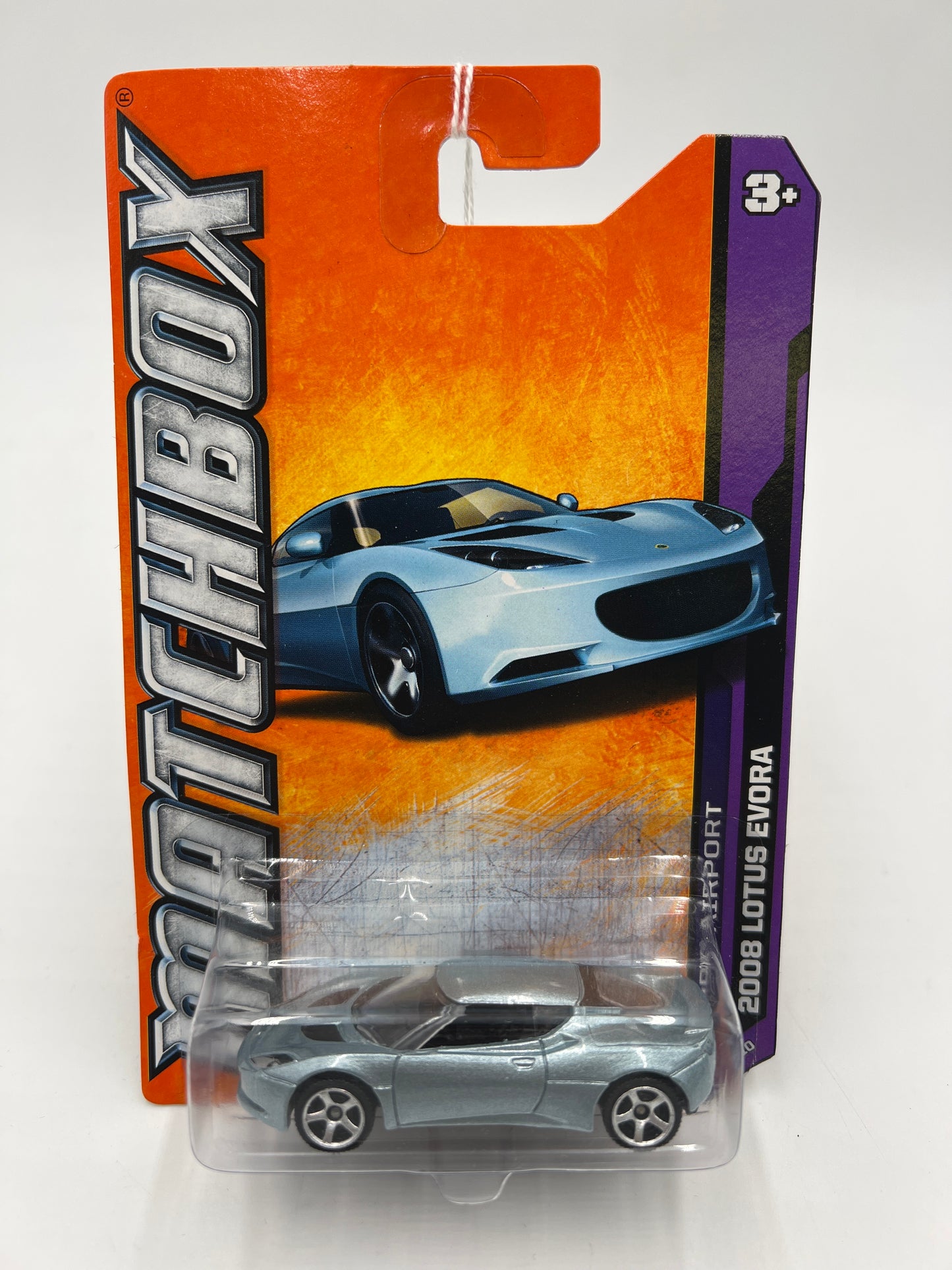 Matchbox 2012 MBX Airport 2008 Lotus Evora Silver/Blue #9