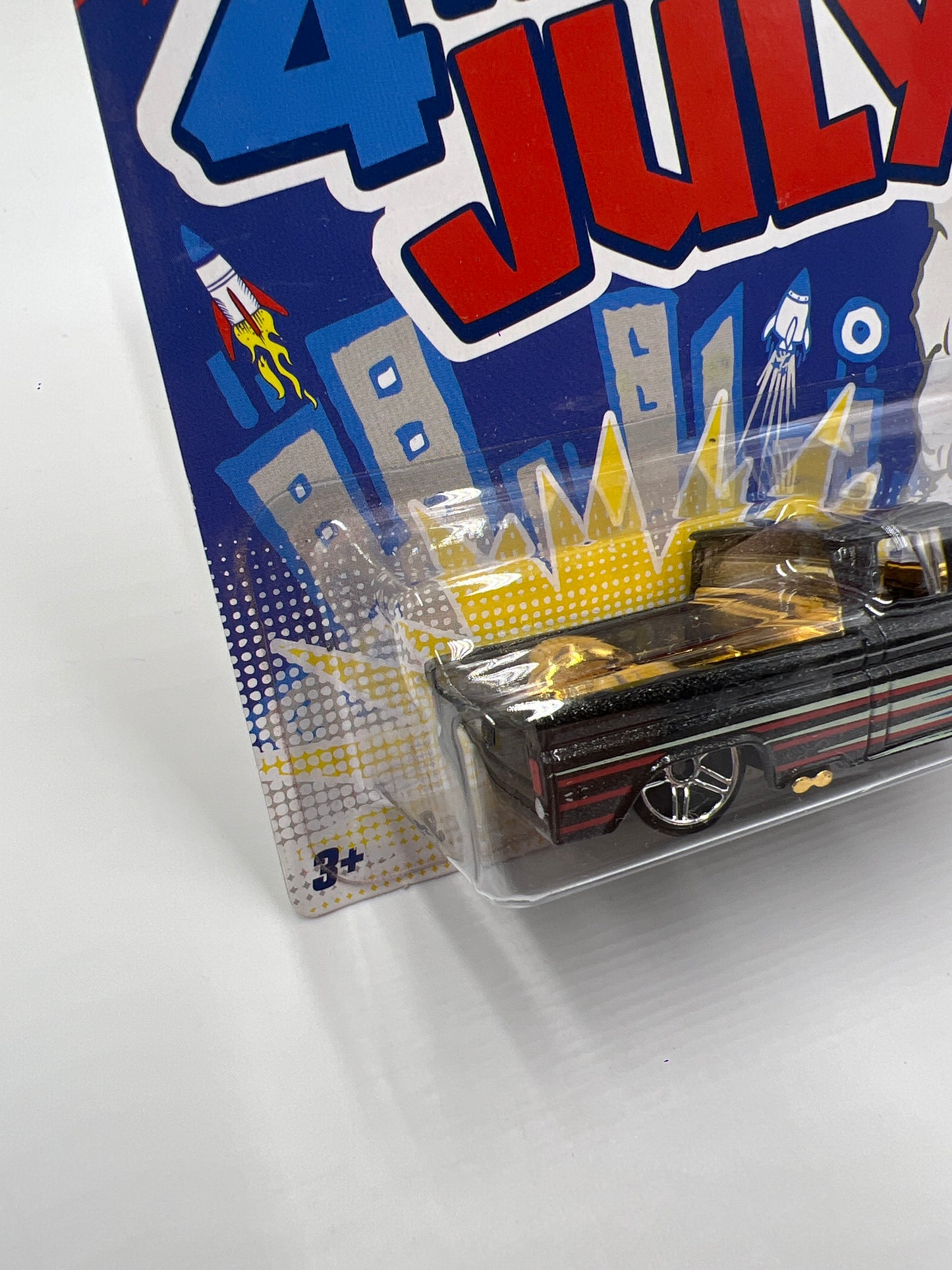 2012 Hot Wheels Kroger Exclusive 4th Of July #4 Custom 62 Chevy W/Peotector