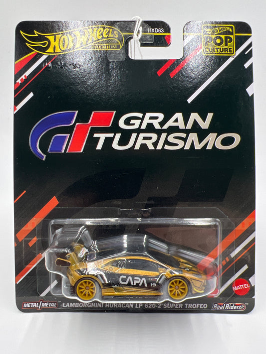 2025 Hot Wheels Premium Pop Culture Gran Turismo Lamborghini Huracan LP 620-2 Super Trofeo 242D