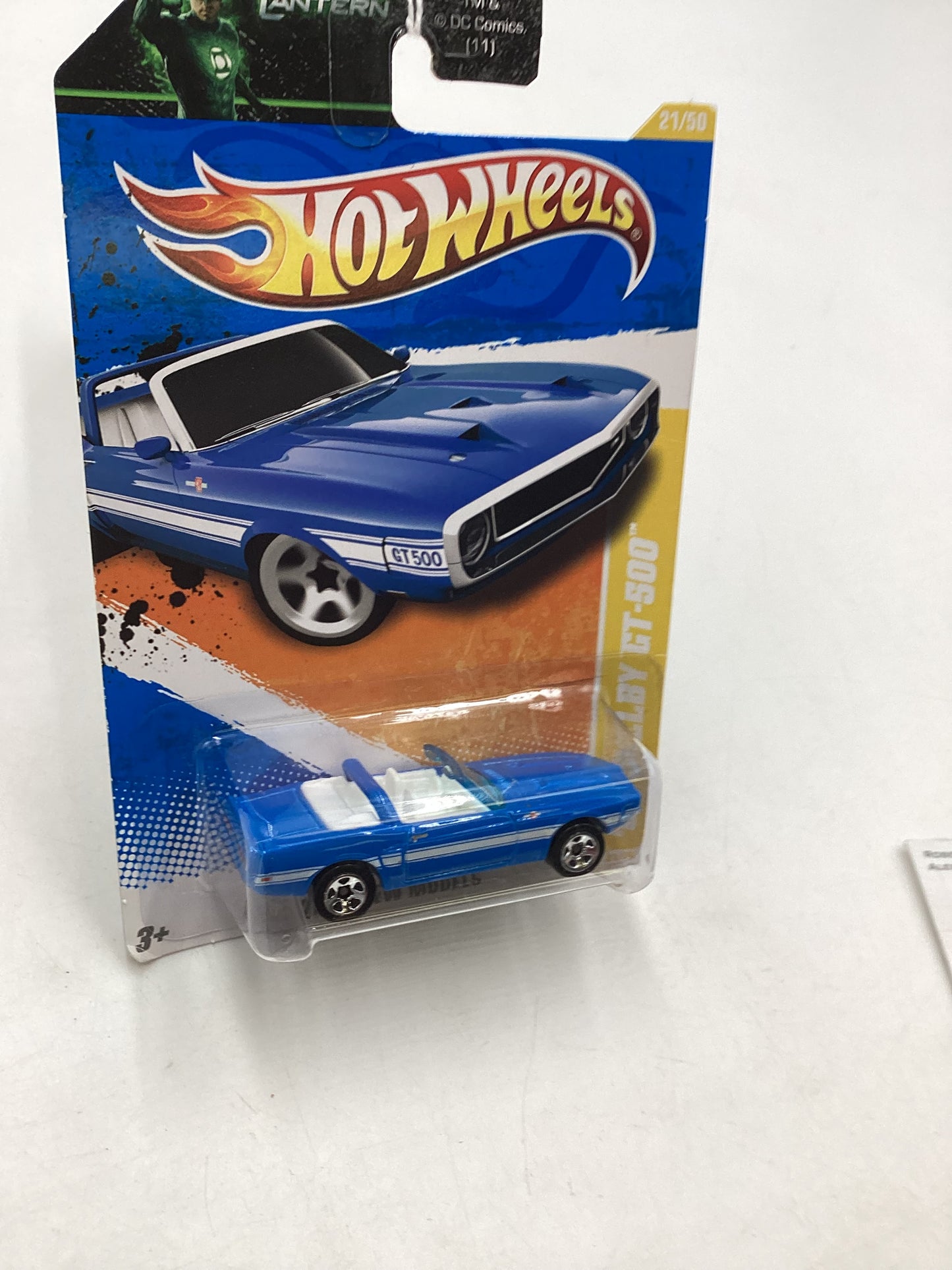 2011 Hot Wheels #21 69 Shelby GT-500 Blue Alt Card 23H